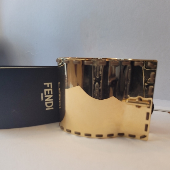 Fendi Small Gold Plated Bracelet - Picture 3 of 3